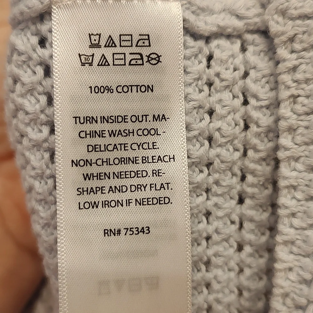 Joie Crochet Open Weave Sweater size Large - Picture 4 of 5